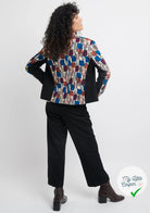 MAILLE VISCOSE STRETCH IMPRIMÉ MOTIF ANNÉES 70 - My Little Coupon