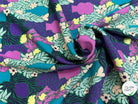 MAILLE VISCOSE STRETCH IMPRIMÉ VASES ET FEUILLAGES ESPRIT MATISSE - My Little Coupon