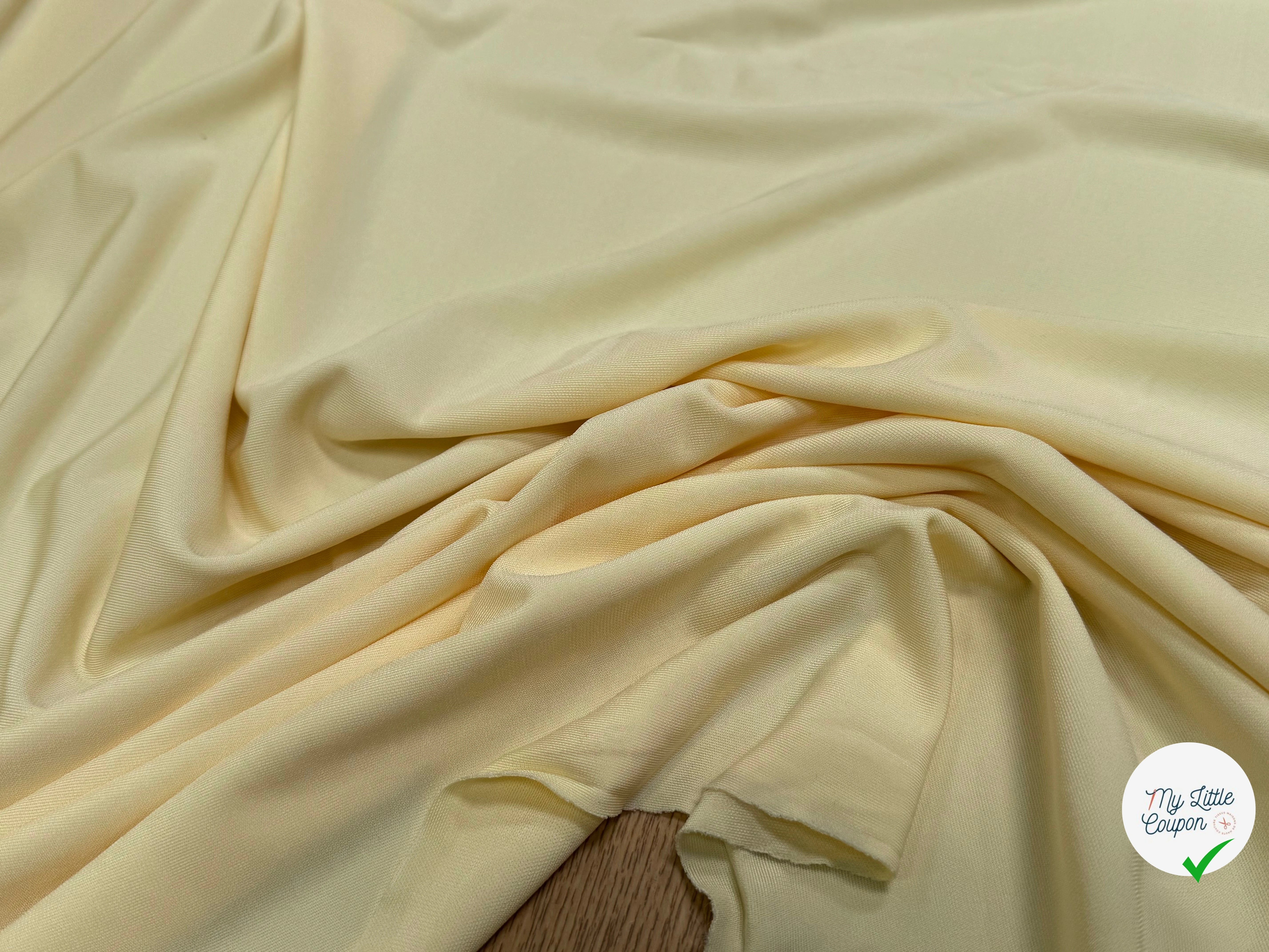 MAILLE VISCOSE ULTRA STRETCH JAUNE - My Little Coupon