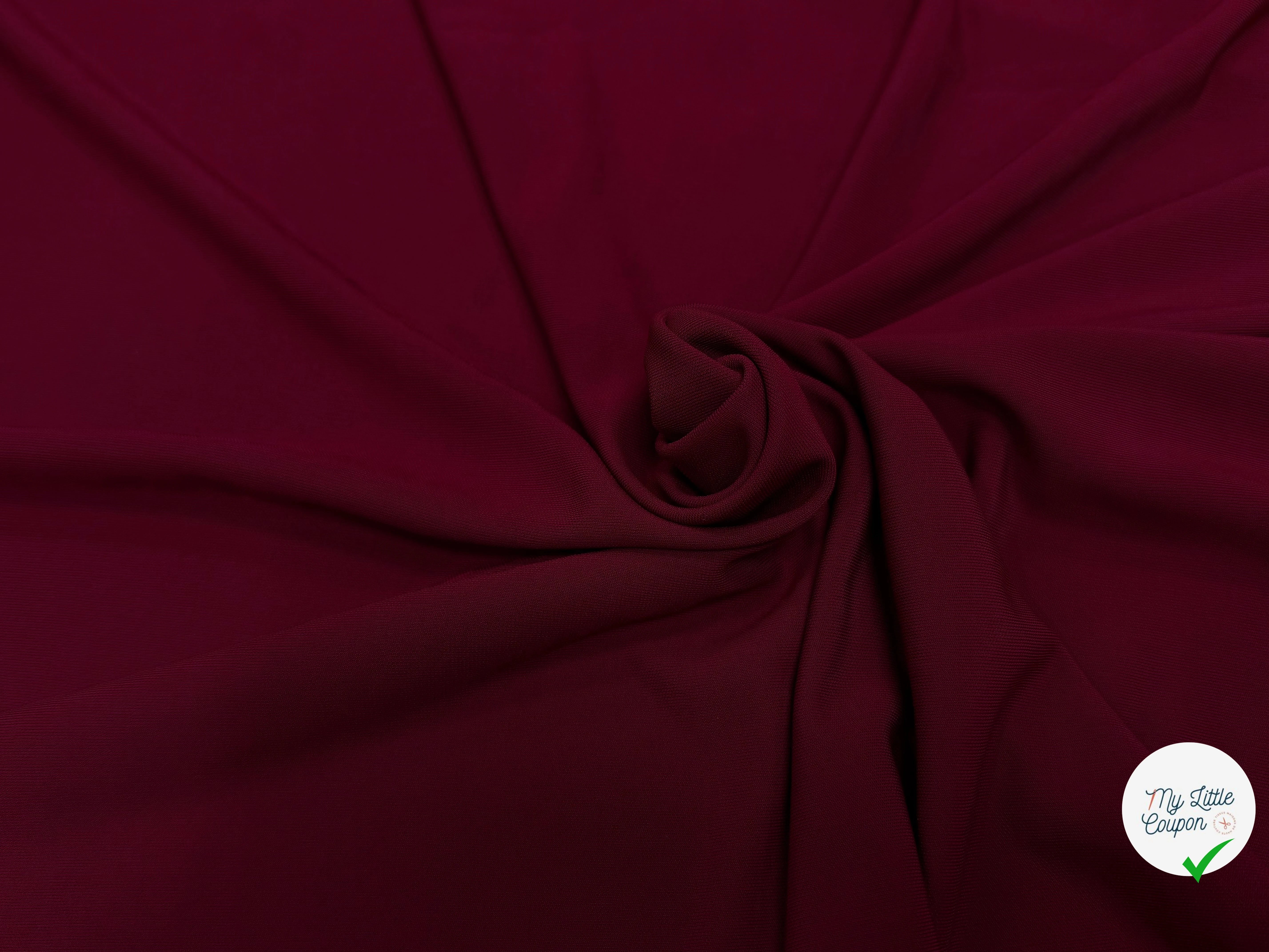 MAILLE VISCOSE ULTRA STRETCH ROUGE TOMATE - My Little Coupon