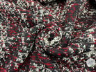 MANTEAU BOUCLETTE STRUCTURE MAILLE CHINÉ MULTICOLORE - coupon de tissu de 3 mètres - My Little Coupon - tissu - coudre