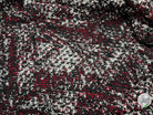 MANTEAU BOUCLETTE STRUCTURE MAILLE CHINÉ MULTICOLORE - coupon de tissu de 3 mètres - My Little Coupon - tissu - coudre