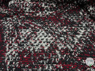 MANTEAU BOUCLETTE STRUCTURE MAILLE CHINÉ MULTICOLORE - coupon de tissu de 3 mètres - My Little Coupon - tissu - coudre