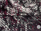 MANTEAU BOUCLETTE STRUCTURE MAILLE CHINÉ MULTICOLORE - coupon de tissu de 3 mètres - My Little Coupon - tissu - coudre
