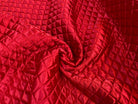 MATELASSÉ SIMPLE FACE SATIN BRILLANT ROUGE - My Little Coupon