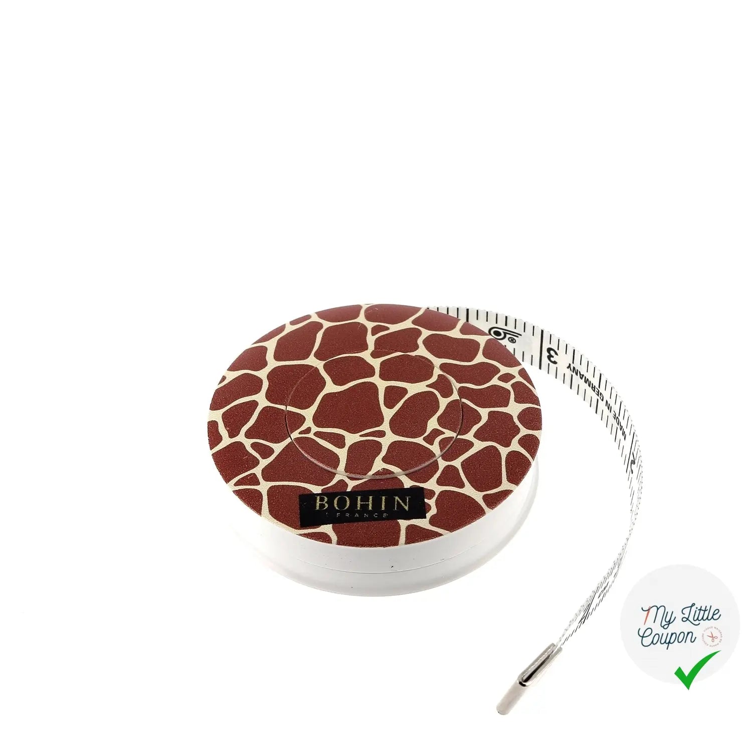 METRE ENROULEUR 150 CM MODELE GIRAFE - COLLECTION SAUVAGE - My Little Coupon