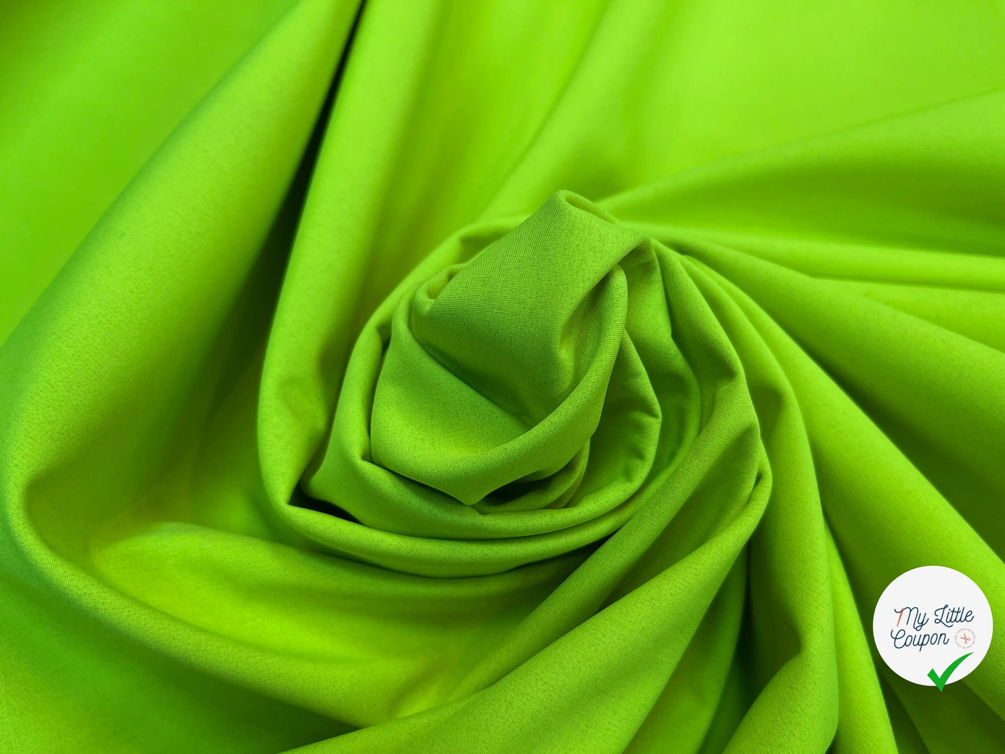 MICROPOLAIRE CONTRECOLLÉ OEKOTEX KC JAUNE FLUO/NOIR - My Little Coupon
