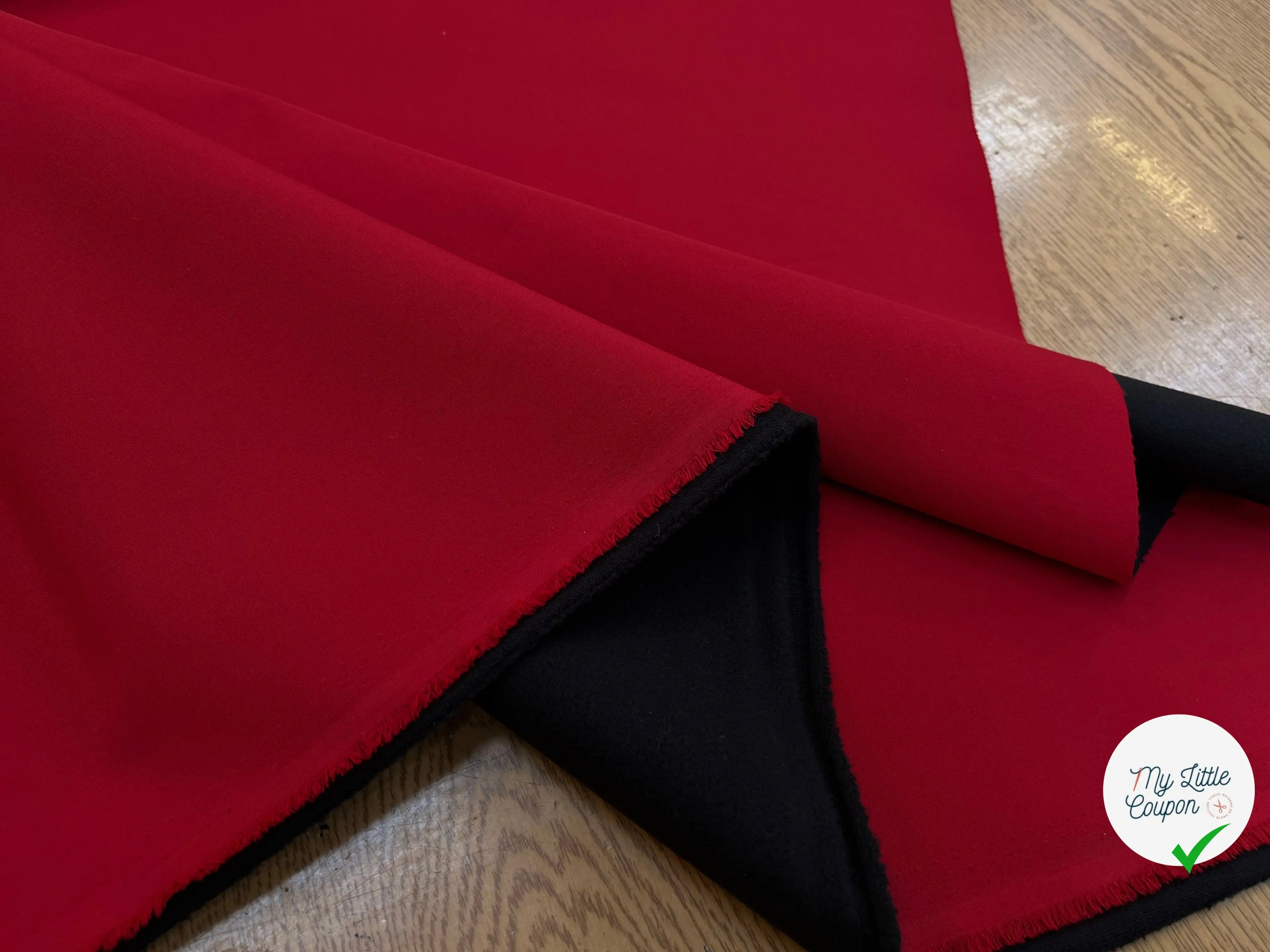 MICROPOLAIRE CONTRECOLLÉ OEKOTEX KC ROUGE/NOIR - My Little Coupon