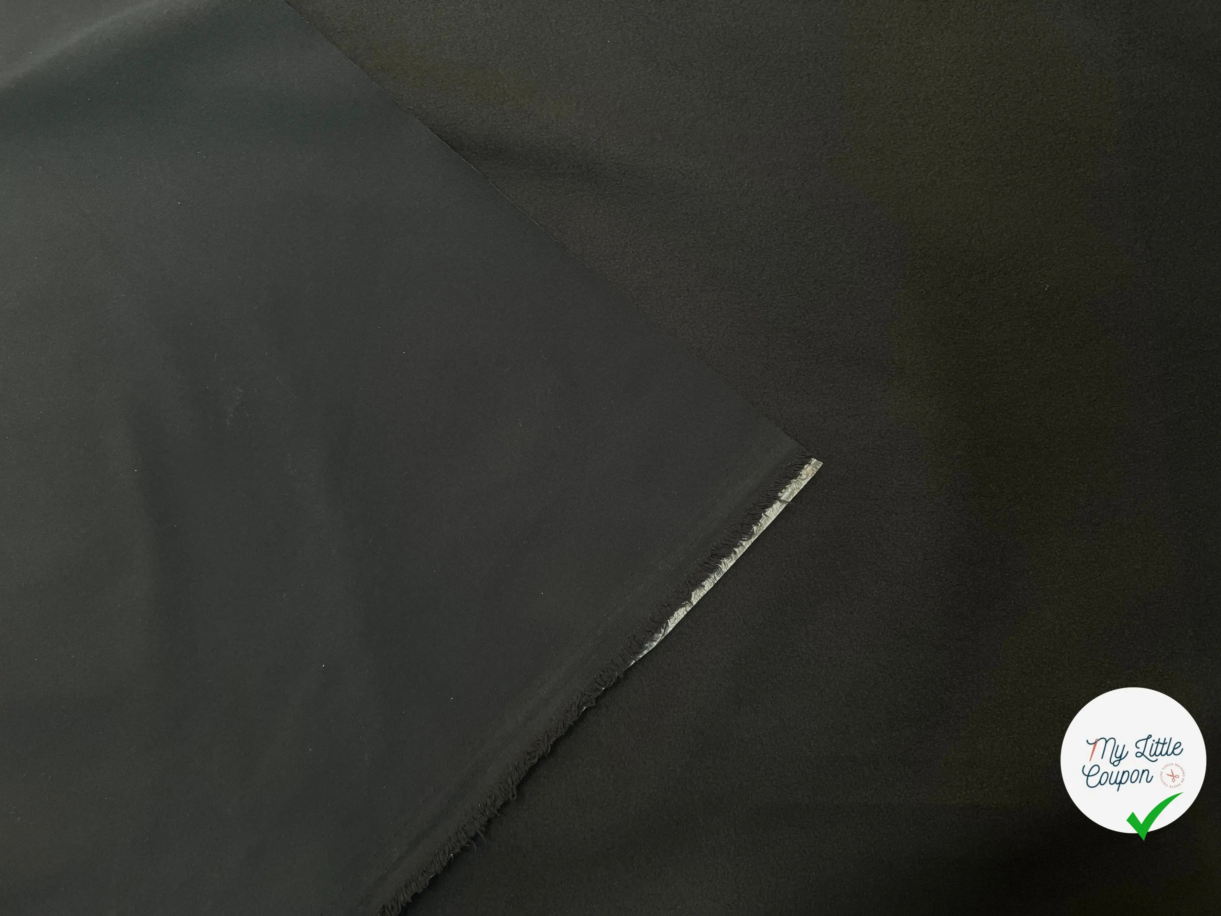 MICROPOLAIRE CONTRECOLLÉE OEKOTEX KC NOIR - My Little Coupon