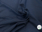 MILANO MOUSSE RAYÉ POLYESTER  MARINE - My Little Coupon