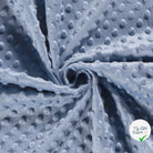 MINKY À POIS DOUX BLEU POUDRÉ - My Little Coupon