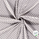 MINKY À POIS DOUX GRIS PERLE - My Little Coupon
