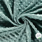 MINKY À POIS DOUX MENTHE FONCÉE - My Little Coupon