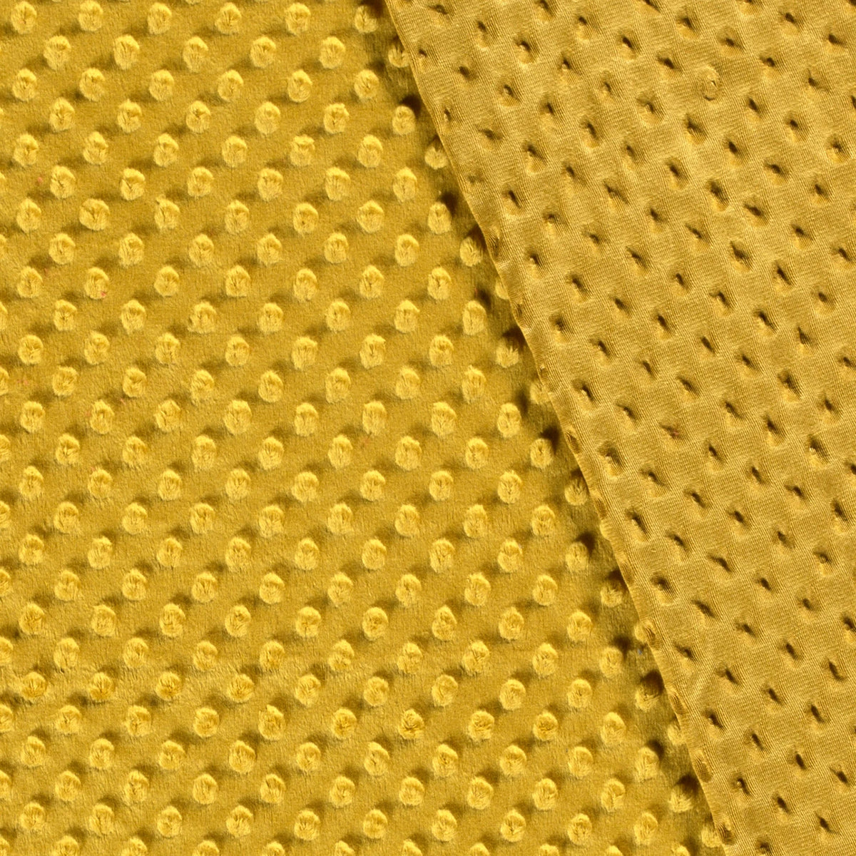 MINKY À POIS DOUX OCRE - My Little Coupon