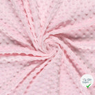 MINKY À POIS DOUX ROSE DRAGÉE - My Little Coupon