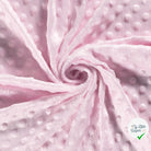 MINKY À POIS DOUX ROSE PÂLE - My Little Coupon