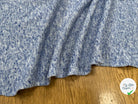 MOLLETON COTON CHINÉ BLEU - My Little Coupon