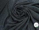 MOLLETON FIN LUREX ARGENT BLEU MARINE - My Little Coupon