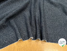 MOLLETON FIN LUREX ARGENT BLEU MARINE - My Little Coupon