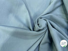 MOLLETON GRATTÉ TOUT DOUX 100% COTON BLEU AQUA GRANDE LAIZE - My Little Coupon