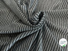 MOLLETON GRIS RAYURES NOIRES - My Little Coupon