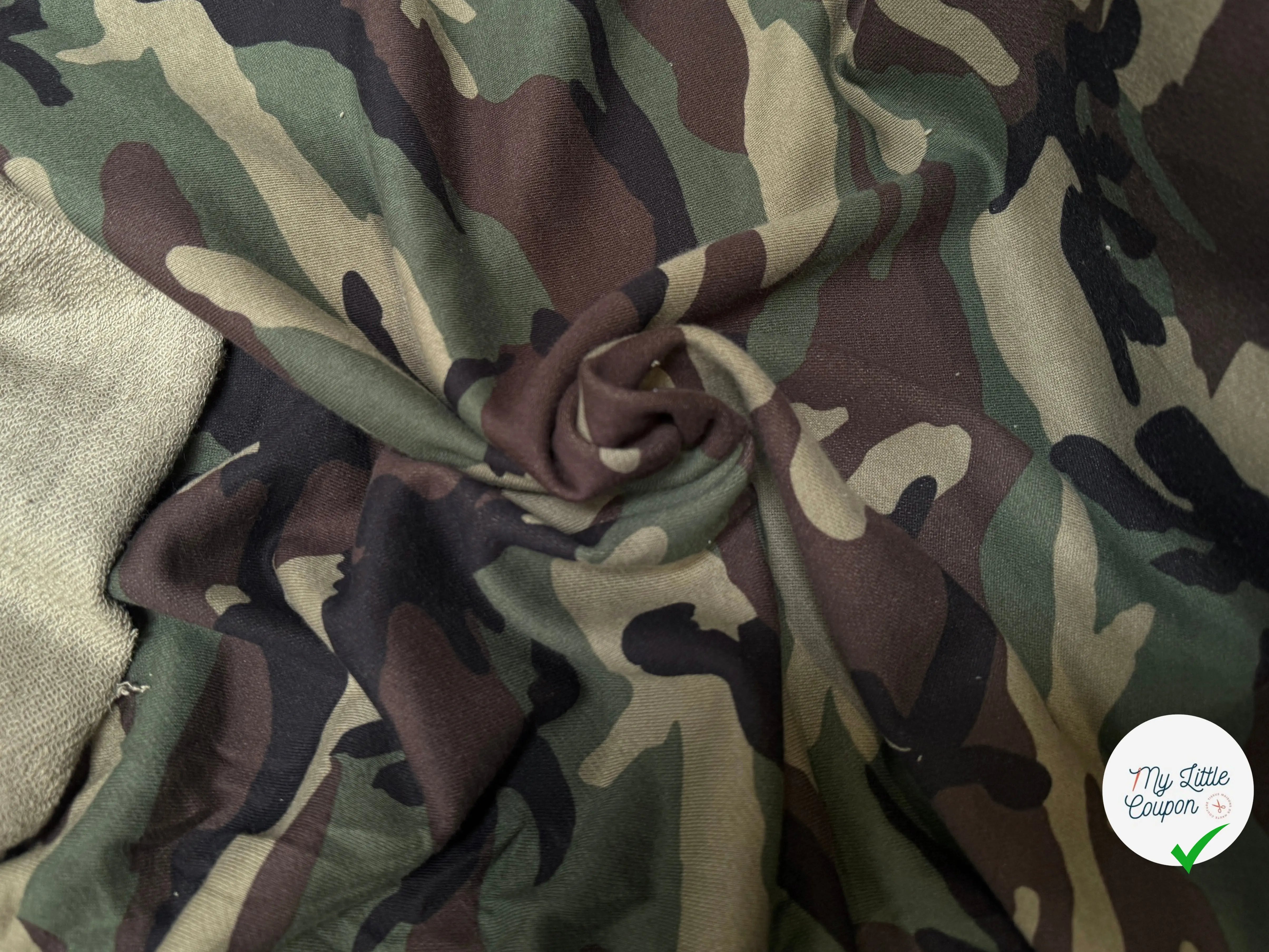 MOLLETON SWEAT 100% COTON ARMY - My Little Coupon