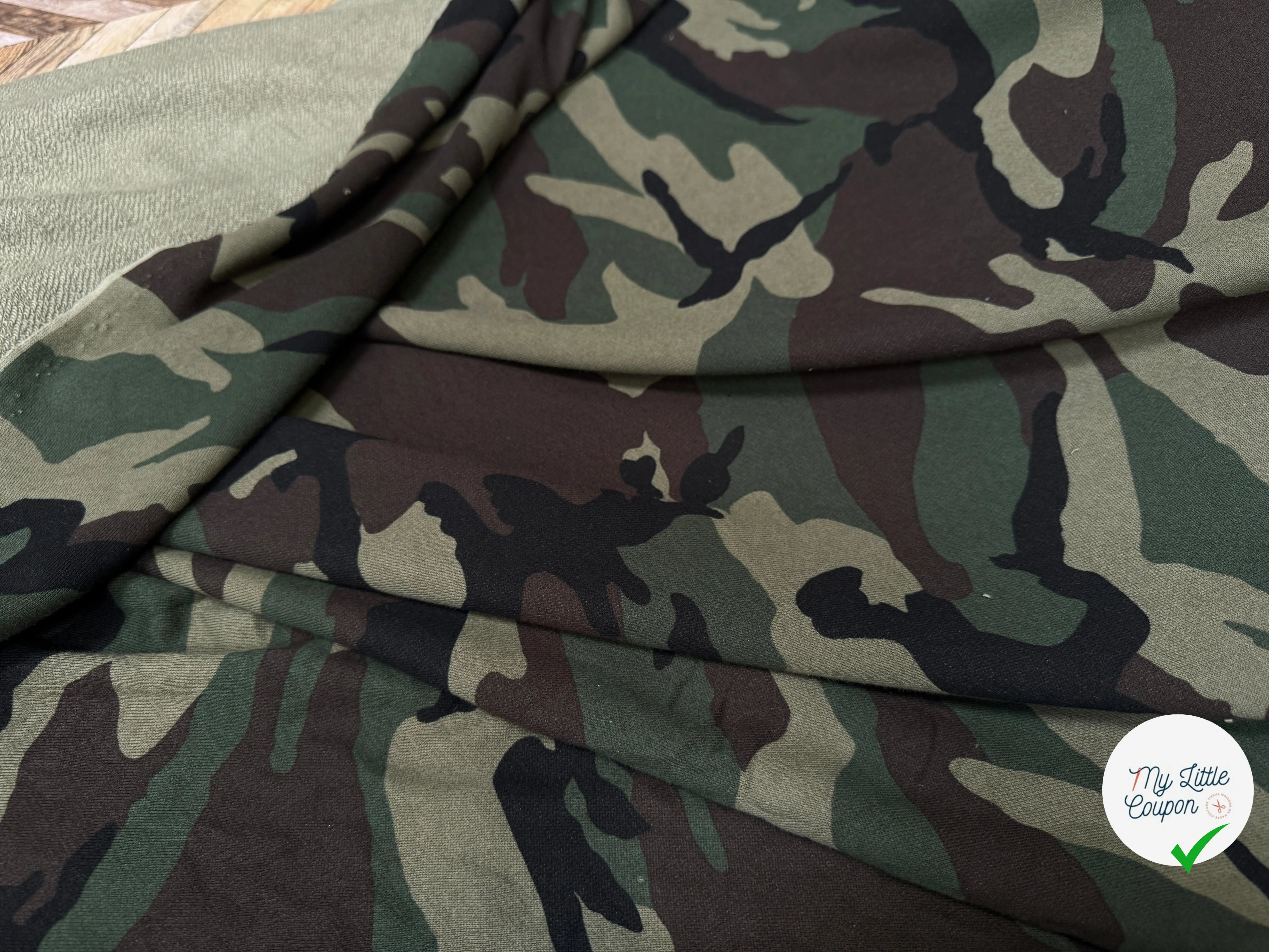 MOLLETON SWEAT 100% COTON ARMY - My Little Coupon
