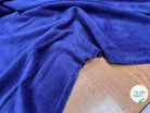 MOLLETON TOUT DOUX ENVERS GRATTÉ MADE IN FRANCE 280 BLEU SAPHIR - My Little Coupon