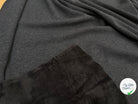 MOLLETON TOUT DOUX ENVERS GRATTÉ MADE IN FRANCE ANTHRACITE 57 - My Little Coupon