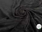 MOLLETON TOUT DOUX ENVERS GRATTÉ MADE IN FRANCE ANTHRACITE 57 - My Little Coupon
