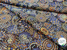 MOUSSELINE BANDANABSTRAIT AMBIANCE INDIGO - My Little Coupon