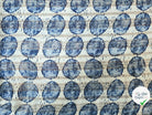 MOUSSELINE CERCLE BLUE FOND BLANC - My Little Coupon