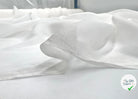 MOUSSELINE DE SOIE BLANC OPTIQUE - My Little Coupon - tissu - coudre