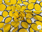 MOUSSELINE DE SOIE ROND JAUNE - My Little Coupon
