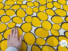 MOUSSELINE DE SOIE ROND JAUNE - My Little Coupon