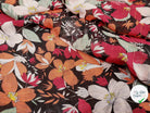 MOUSSELINE HIBISCUS BORDEAUX & ORANGE - My Little Coupon