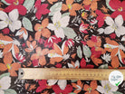 MOUSSELINE HIBISCUS BORDEAUX & ORANGE - My Little Coupon