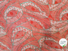MOUSSELINE OEIL DE PAON ROUGE - My Little Coupon