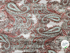 MOUSSELINE OSLOW MOTIF BANDANA ROUGE & VERT - My Little Coupon