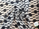 MOUSSELINE VISCOSE FIND NOIR POIDS BLANC - My Little Coupon