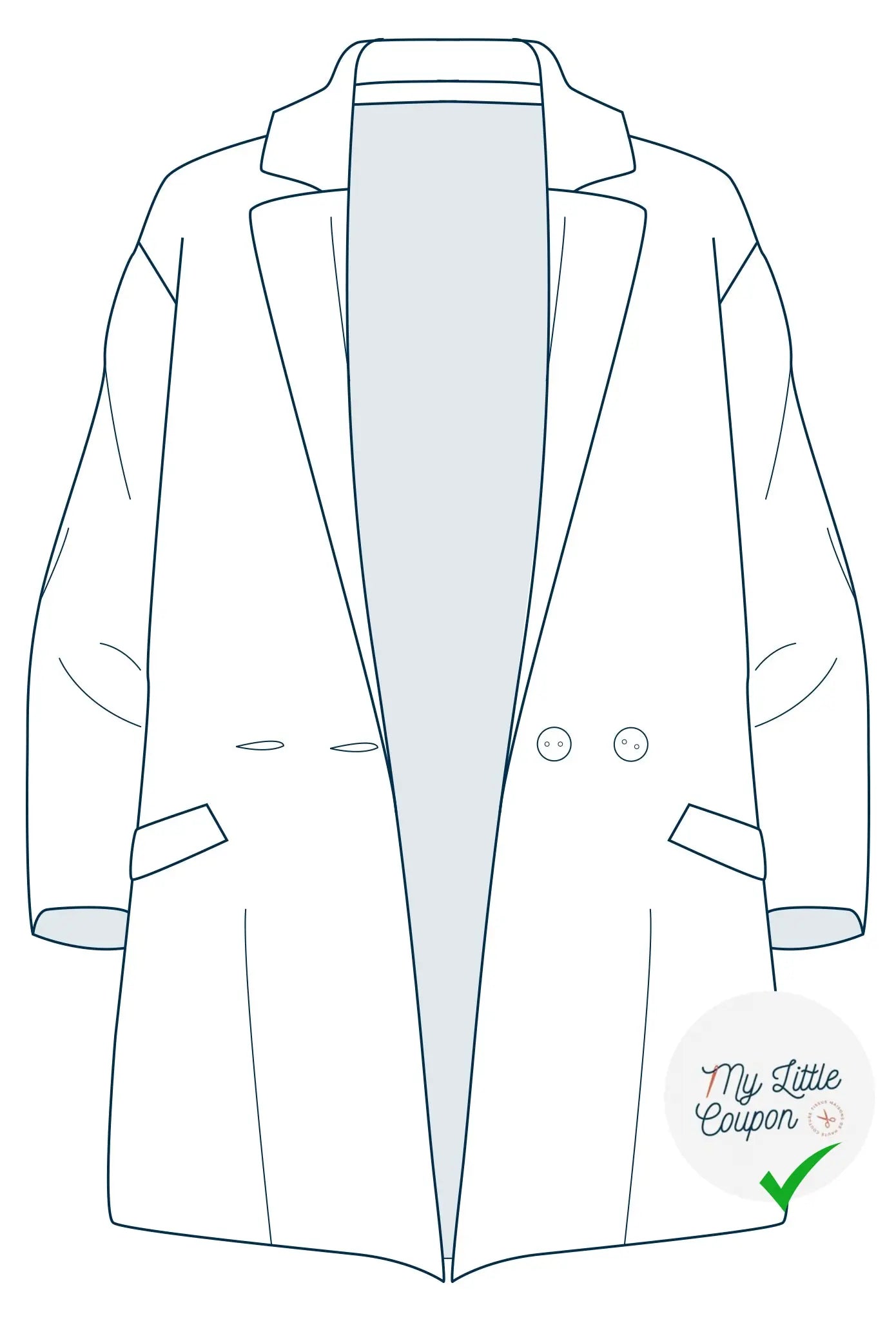 Manteau d'anna - Patron pdf - My Little Coupon