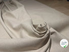NATTÉ  COTON LIN NATUREL LABEL FRANCE TERRE TEXTILE LAIZE 2M80 - My Little Coupon