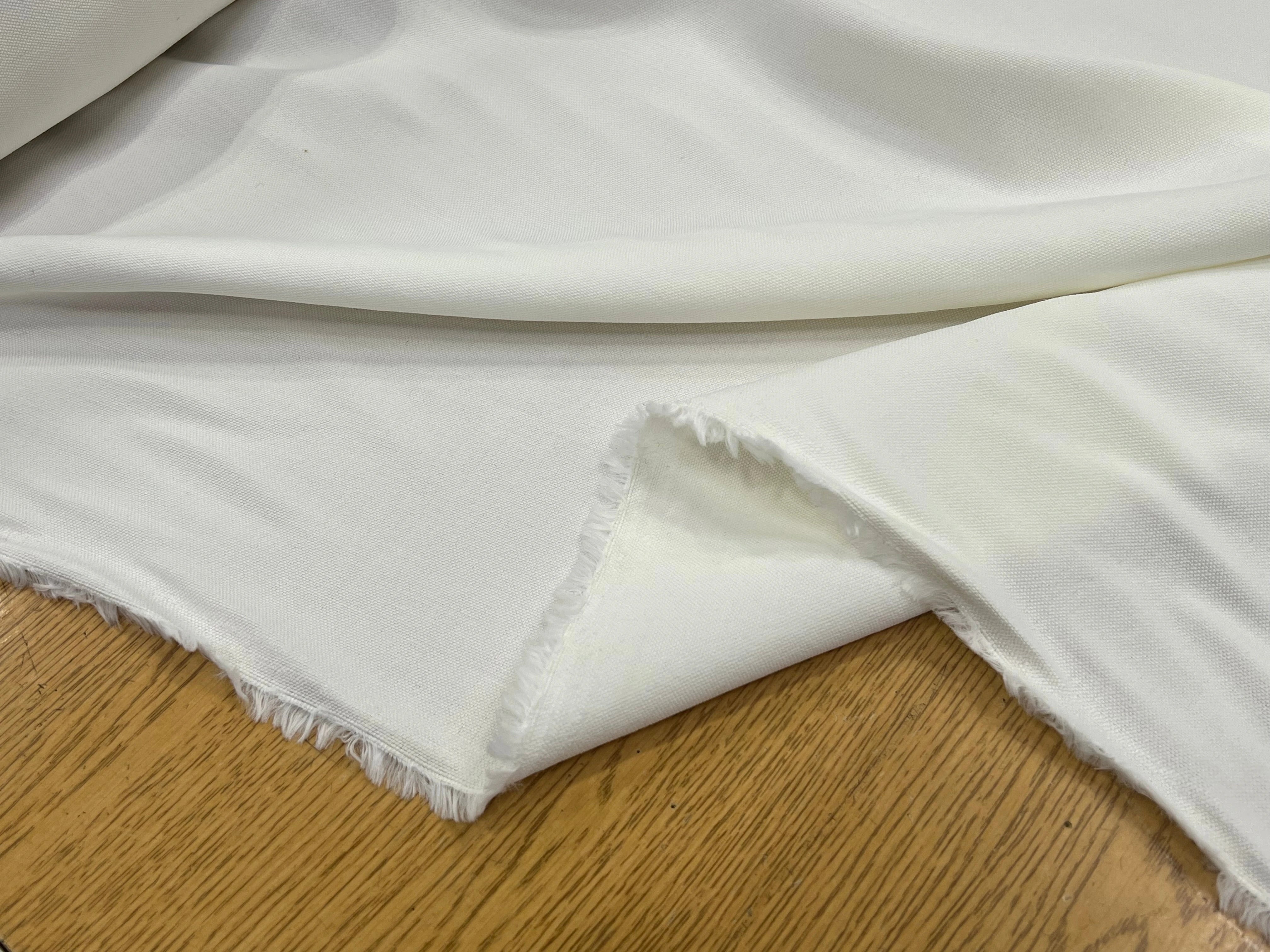 NATTÉ DE COTON FLUIDE STRETCH BLANC - My Little Coupon