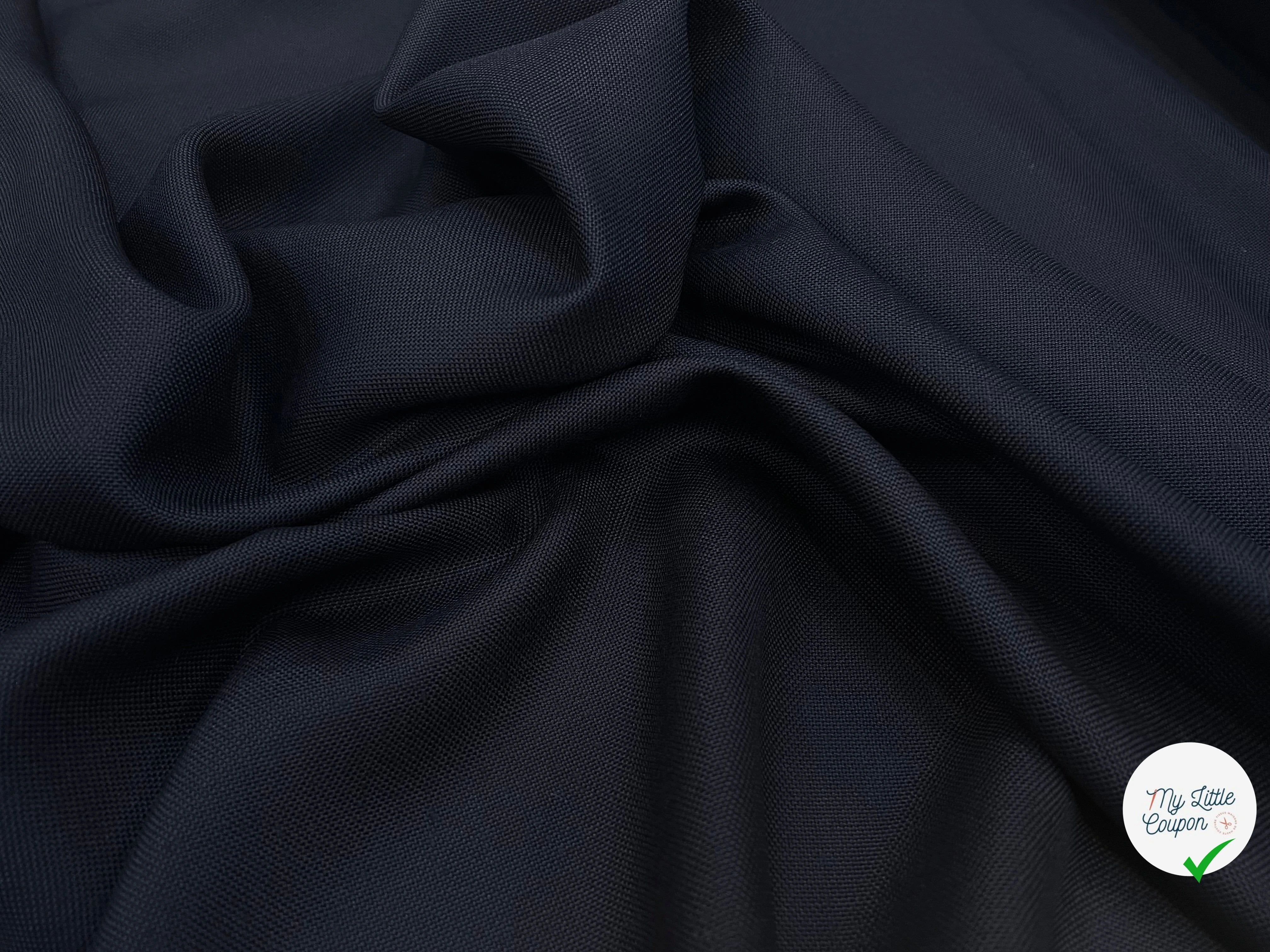 NATTE VISCOSE CANEVAS MARINE - My Little Coupon