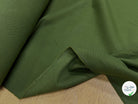 TOILE NATTÉE DE COTON LIN LOURDE VERT 56% COTON - My Little Coupon