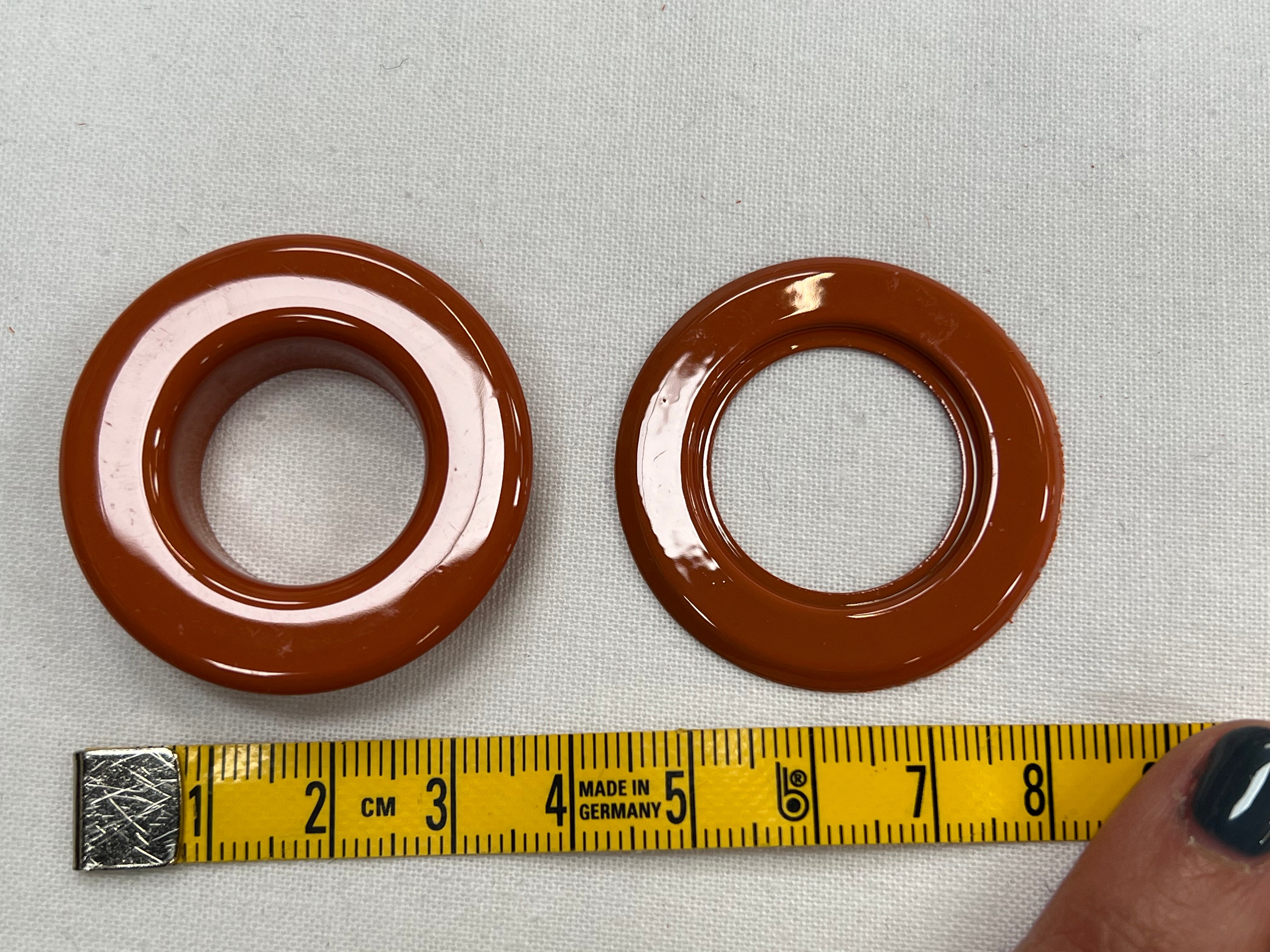 OEILLET A SERTIR ORANGE (lot de 2) - My Little Coupon
