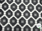 ORGANZA BRODÉ RUCHES CÉLESTE NOIR - My Little Coupon - tissu - coudre