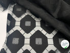 ORGANZA BRODÉ RUCHES CÉLESTE NOIR - My Little Coupon - tissu - coudre