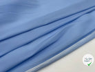 ORGANZA DE SOIE BLEU AZUR LUMINEUX STRETCH - My Little Coupon - tissu - coudre