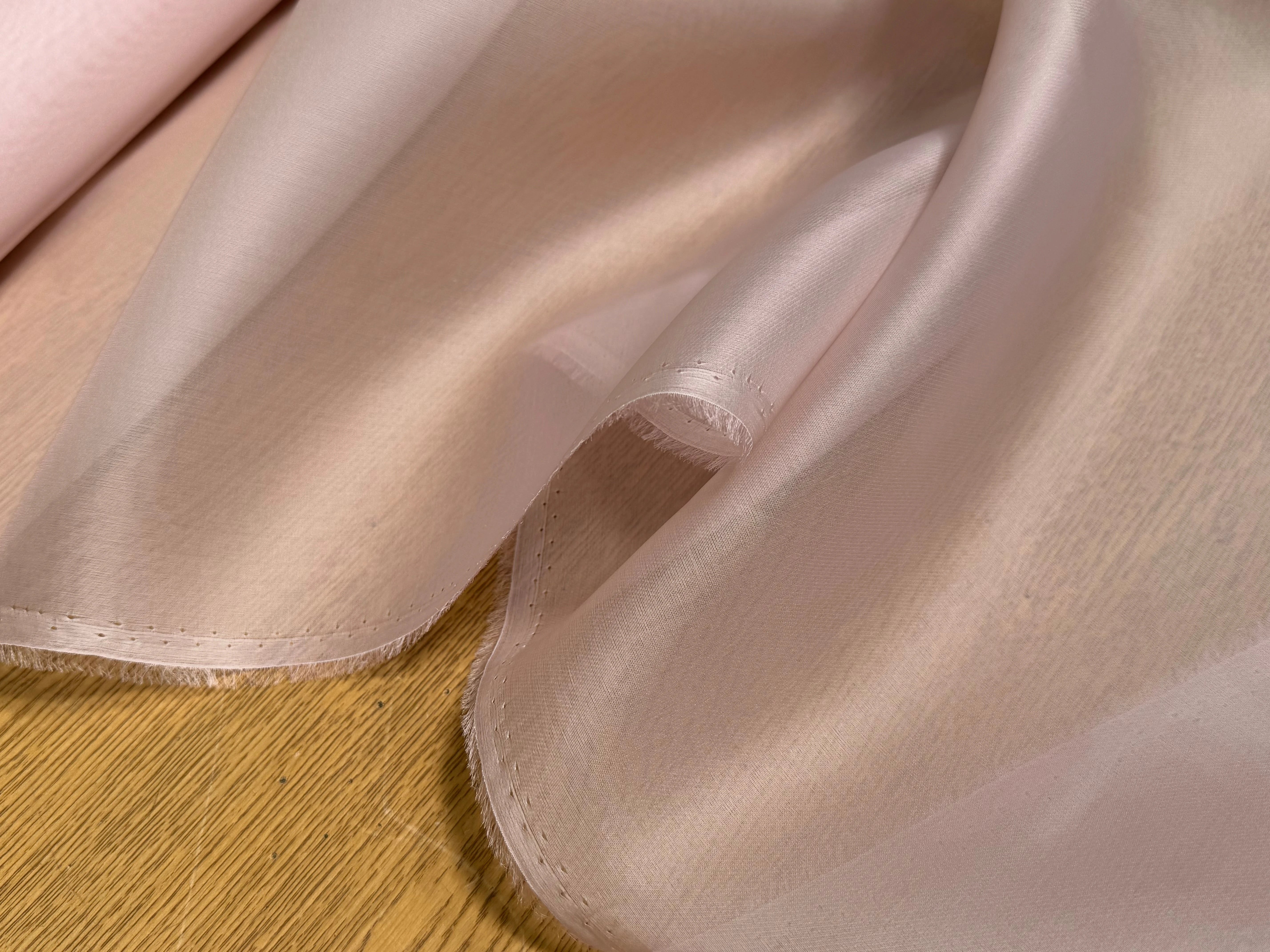 ORGANZA DE SOIE ROSE PALE - My Little Coupon